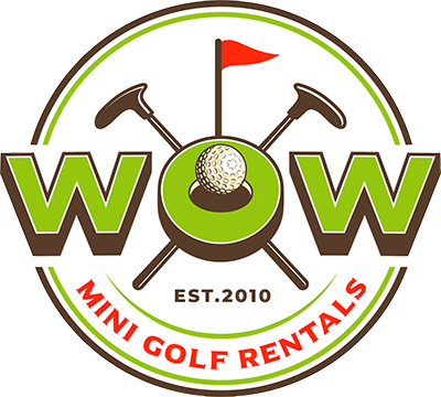 WOW Mini Golf Rentals Logo